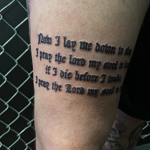 Explore jordan tattoo ideas, creative tattoo ideas in Buffalo, available at True Gloom Tattoo Studio