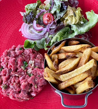 Steak tartare du Restaurant français Le Franklin Roosevelt à Fontainebleau - n°1