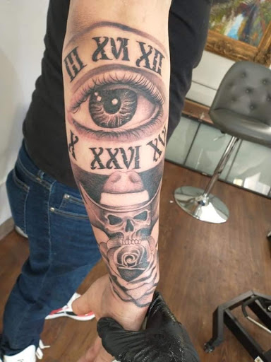 Explore birthday year tattoo ideas, creative tattoo ideas in Denver, available at R&Rink