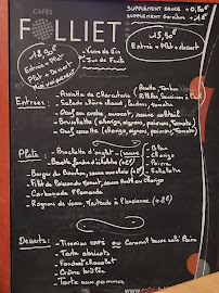 Menu / carte de Le Bouchon du Gâtinais à Montargis