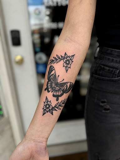 Explore easy line tattoo ideas, creative tattoo ideas in Englishtown, available at Battlefront Tattoo Company