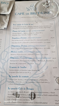 Café de Bretagne à Düsseldorf menu