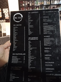 Menu du Mr. Gin à Legnano