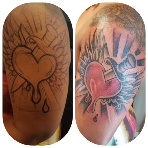 Explore dragon ball z tattoo ideas, creative tattoo ideas in Akron, available at King of Art LLC