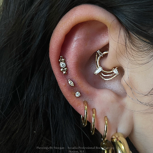 Explore bikini line tattoo ideas, creative tattoo ideas in Boston, available at Arcadia Body Piercing
