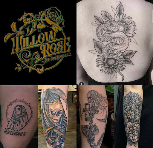 The willow rose tattoo parlour