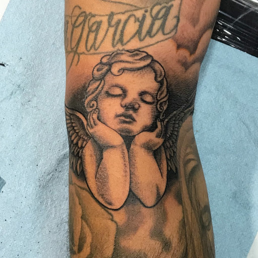 Explore silver lining tattoo ideas, creative tattoo ideas in Anaheim, available at Autumn Moon Tattoo