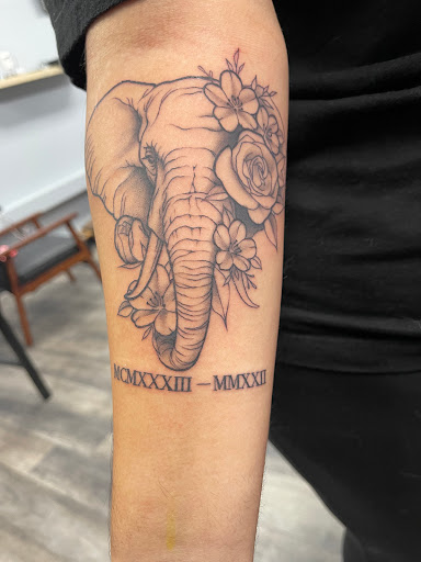 Explore warrior sleeve tattoo ideas, creative tattoo ideas in Somerdale, available at Royal Ink