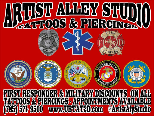 Explore animal tattoo ideas, creative tattoo ideas in Topeka, available at Artist Alley Studio Tattoos & Piercings