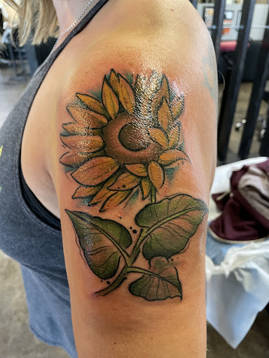 Explore tattoo ideas half sleeve men, creative tattoo ideas in Bend, available at Monolith Tattoo Studio