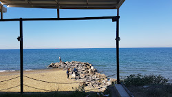 Micana Rhosus beach'in fotoğrafı çok temiz temizlik seviyesi ile