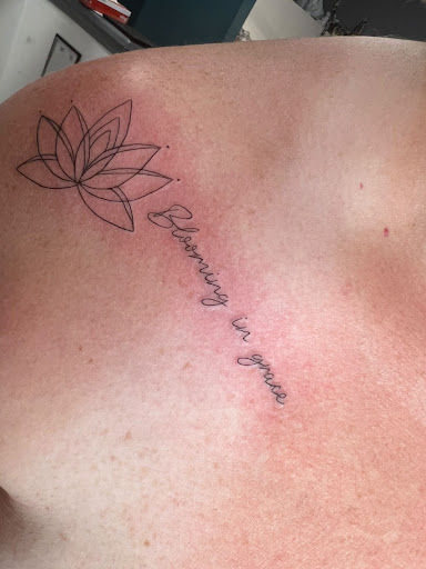 Explore easy line tattoo ideas, creative tattoo ideas in Goose Creek, available at Red Kirin Tattoo