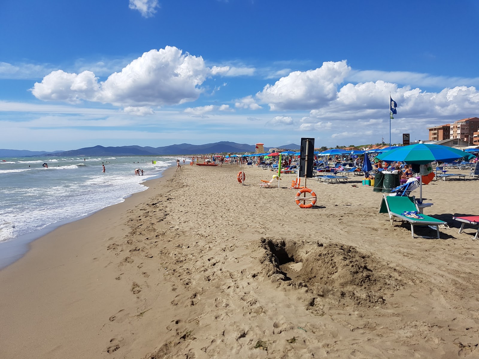 Fotografija Spiaggia Marina di Grosseto z visok stopnjo čistoče