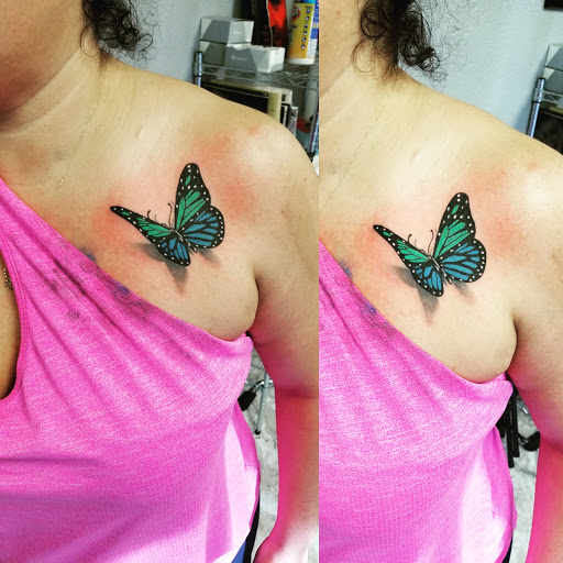 Explore ghost tattoo ideas, creative tattoo ideas in Tucson, available at Jesses Tattoos & Tattoo Supplies