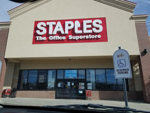 Office Supply Store «Staples», reviews and photos, 2955 New Center Point, Colorado Springs, CO 80922, USA