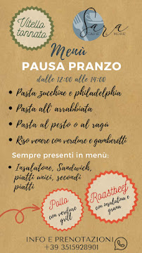 SARA café & more à Villafranca di Verona carte