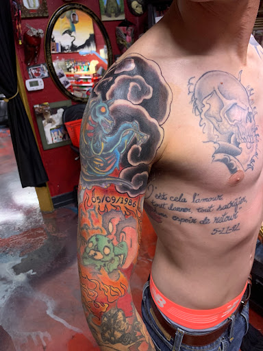 Explore daughters name tattoo ideas for dad, creative tattoo ideas in Yucca Valley, available at Strata Tattoo Lab LLC