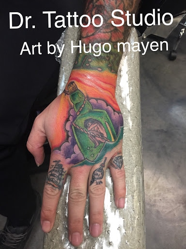 Explore finger lettering tattoo ideas, creative tattoo ideas in Garden Grove, available at Dr. Tattoo Studio