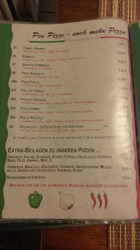 Menu du Rinos Pizza à Rinteln