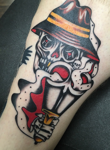 Explore cowboy up tattoo ideas, creative tattoo ideas in Twentynine Palms, available at Hilltop Tattoo Company