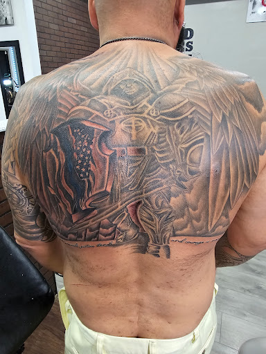 Explore saw tattoo ideas, creative tattoo ideas in Cape Coral, available at UNRIVALED INK