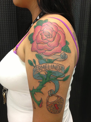 Explore always tattoo ideas, creative tattoo ideas in Houston, available at The Electric Chair Tattoo & Piercing