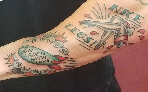 Find gym tattoo ideas for men for your next unique tattoo in Dallas at Carl Hallowell, Horisho