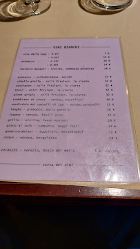 Osteria Mocenigo à Venice menu