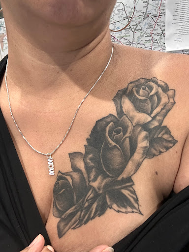 Explore guitar tattoo ideas, creative tattoo ideas in College Station, available at The Ineffable Tattoo Experience