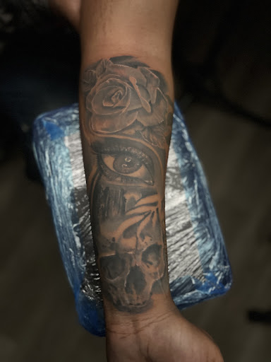 Explore frog tattoo ideas, creative tattoo ideas in Apple Valley, available at 21st Vintage Tattoo