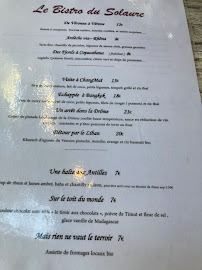 Restaurant le bistro du solaure à Piégros-la-Clastre (la carte)