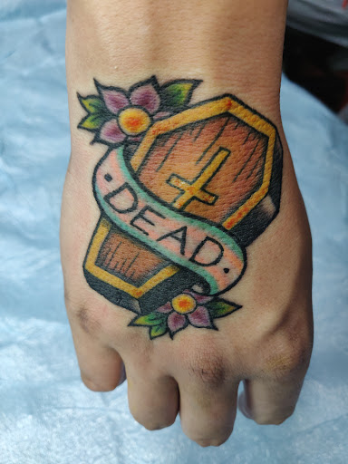Explore dodgers tattoo ideas, creative tattoo ideas in Yucca Valley, available at Strata Tattoo Lab LLC