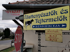 Állattenyésztők és tejtermelők szakboltja -Nádházi Albert