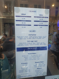 Kebab CHËF - berliner kebap à Lyon - menu / carte