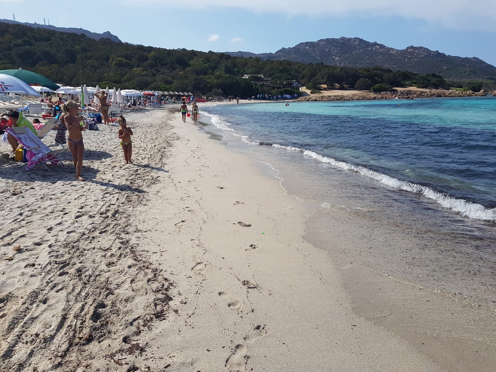 Φωτογραφία του Spiaggia Piccolo Pevero με επίπεδο καθαριότητας εν μέρει καθαρό