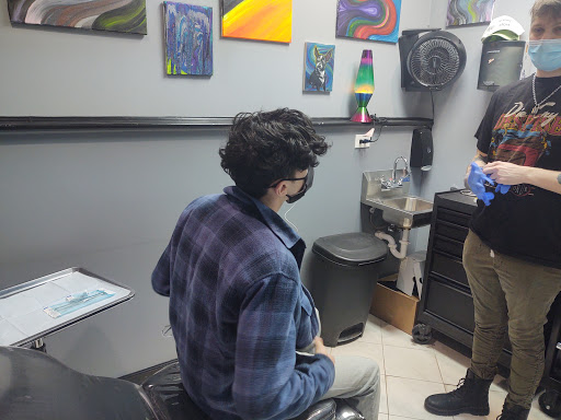 Explore leg tattoo ideas, creative tattoo ideas in Schaumburg, available at Atmosphere Tattoo Gallery - Schaumburg