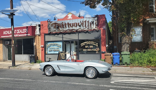 Explore neck tattoos ideas, creative tattoo ideas in Linden, available at Tattooville & Body Piercing