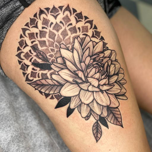 Find halo tattoo ideas for your next unique tattoo in Savannah at tattoos by delan