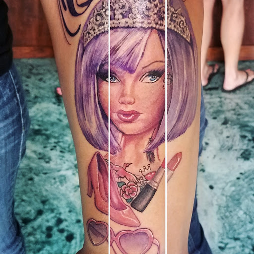 Explore fishing tattoos ideas, creative tattoo ideas in Charlotte, available at Tattoo Me Charlotte