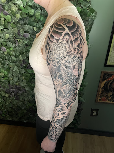 Explore side of head tattoo ideas, creative tattoo ideas in Hackettstown, available at First Place Tattoos