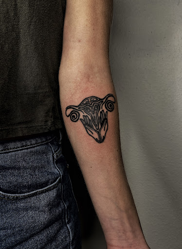 Explore gear tattoo ideas, creative tattoo ideas in Ojai, available at Hanman Ink