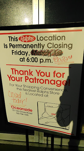 Grocery Store «Ralphs», reviews and photos, 4251 Oceanside Blvd, Oceanside, CA 92054, USA