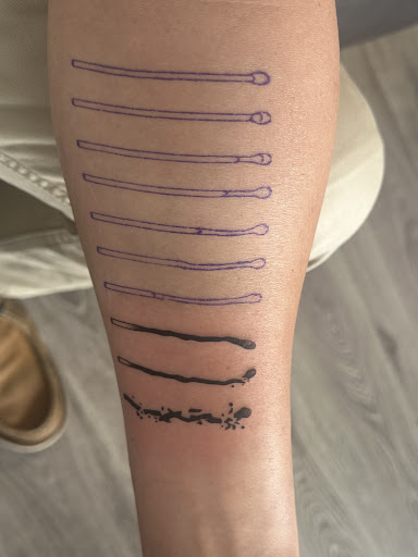 Explore wedding anniversary tattoos ideas, creative tattoo ideas in Culver City, available at Art Collector Tattoo