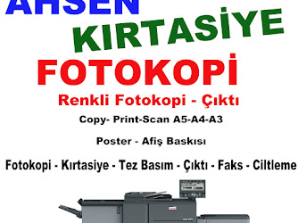 Ahsen Kırtasiye & Fotokopi