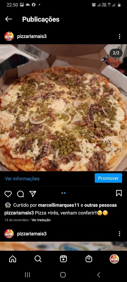 Pizzaria +Três Vargem Grande Rio de Janeiro