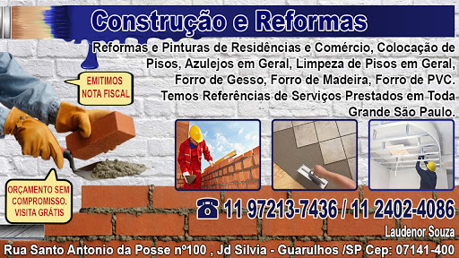 Logo da empresa - Construção e Reformas Laudenor Souza