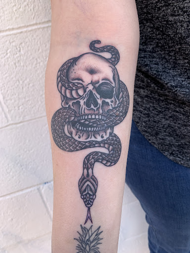 Explore family sleeve tattoo ideas for males, creative tattoo ideas in Albuquerque, available at Holy Fool Tattoo Club