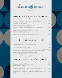 Menu du BUCATINI drink&restaurant à Chiari