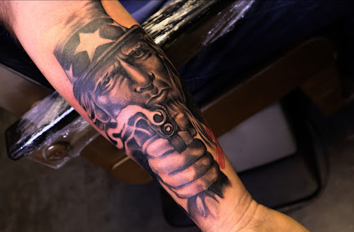 Explore boo tattoo ideas, creative tattoo ideas in Puyallup, available at Get Right Studios