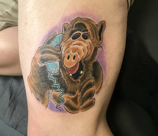 Explore dark aesthetic tattoo ideas, creative tattoo ideas in Danvers, available at Rivers To Roads Tattoo Shop